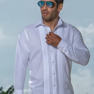 Guayabera y Camisa Artesanal Alforzas Espiga y Randas