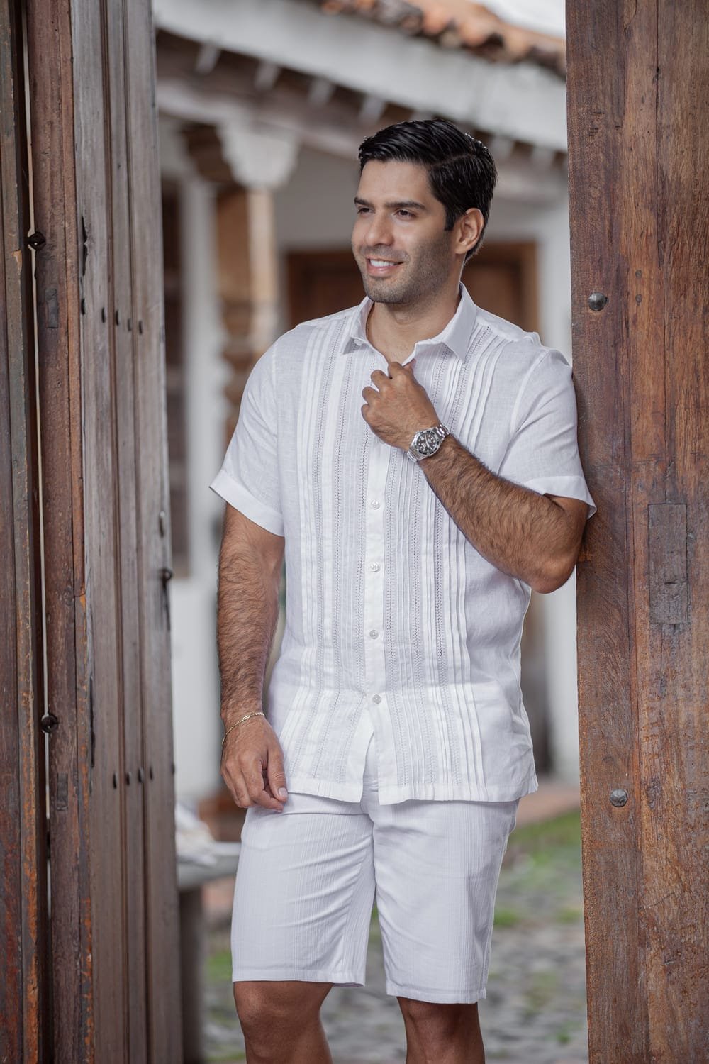 Guayabera 100 Lino Pureza del Valle 1 Guayabera 100 Lino Pureza del Valle