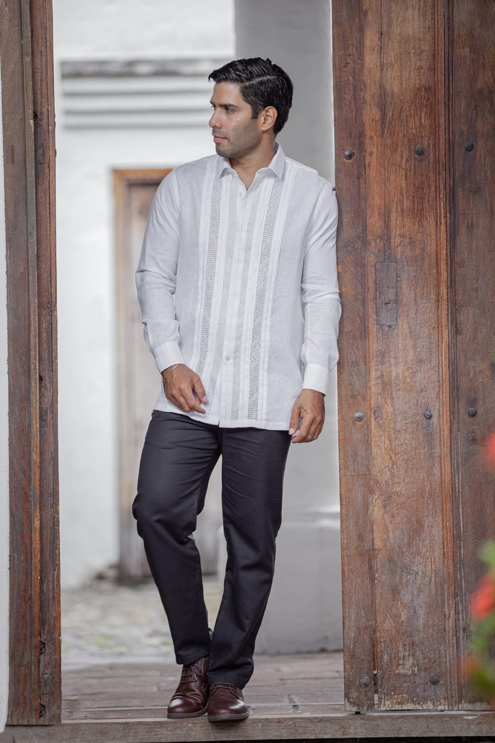 Guayabera 100% Lino Pureza Colombiana 5 Guayabera 100% Lino Pureza Colombiana - Imagen 5