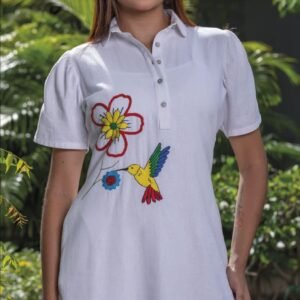 Vestido Marfil Nectar de la vida - Hilos de Fauna